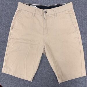 Volcom Chino Shorts Brown Casual Beach Everyday Walking Shorts Size 30